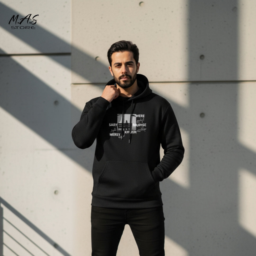 M.A.S Heart Break Kid Black Hoodie – Lyric Statement Edition