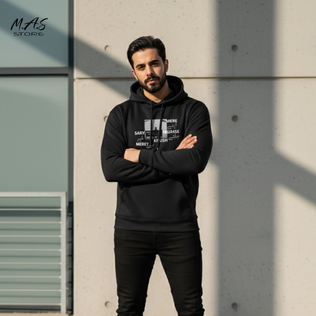 M.A.S Heart Break Kid Black Hoodie – Lyric Statement Edition