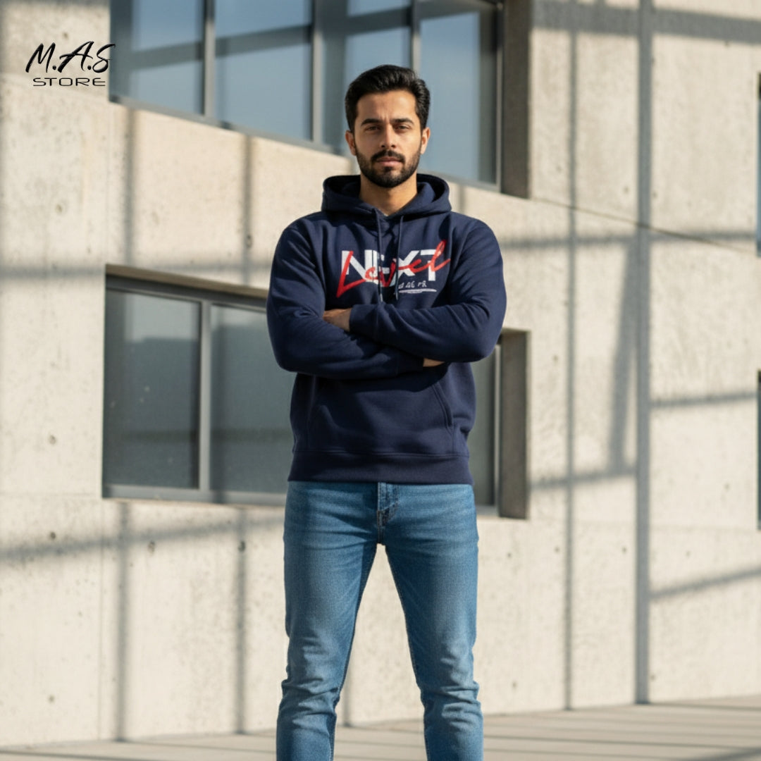 M.A.S NEXTLEVEL With Me Hoodie – Red Script Accent