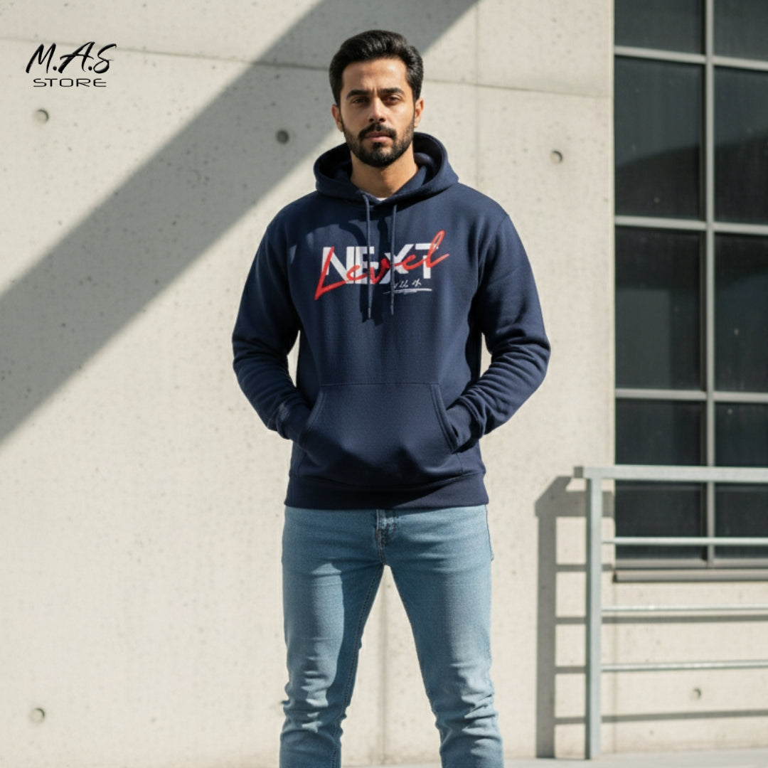 M.A.S NEXTLEVEL With Me Hoodie – Red Script Accent