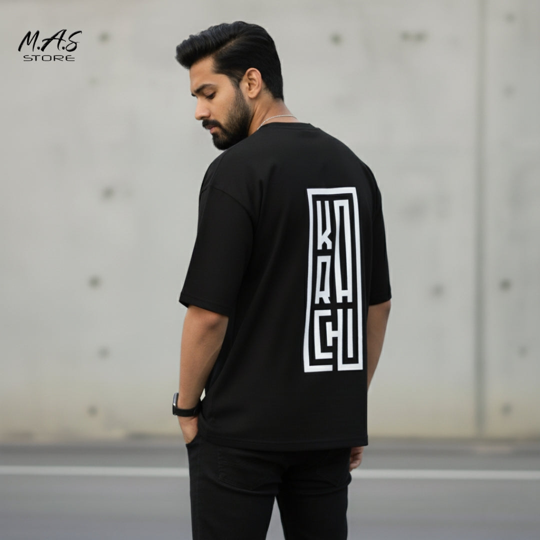M.A.S. Code KARACHI Square Script Abstract, unique, and cryptic design.