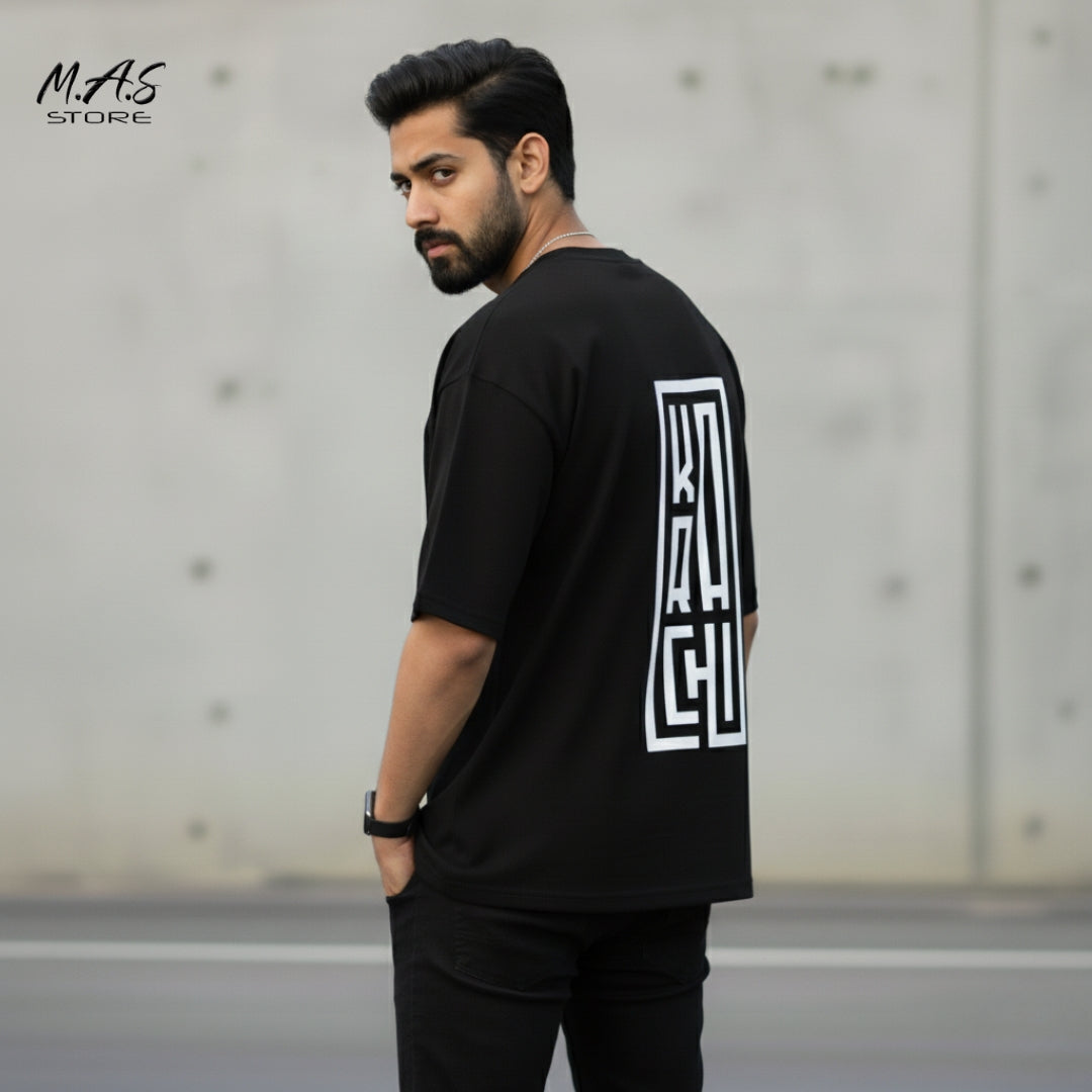 M.A.S. Code KARACHI Square Script Abstract, unique, and cryptic design.
