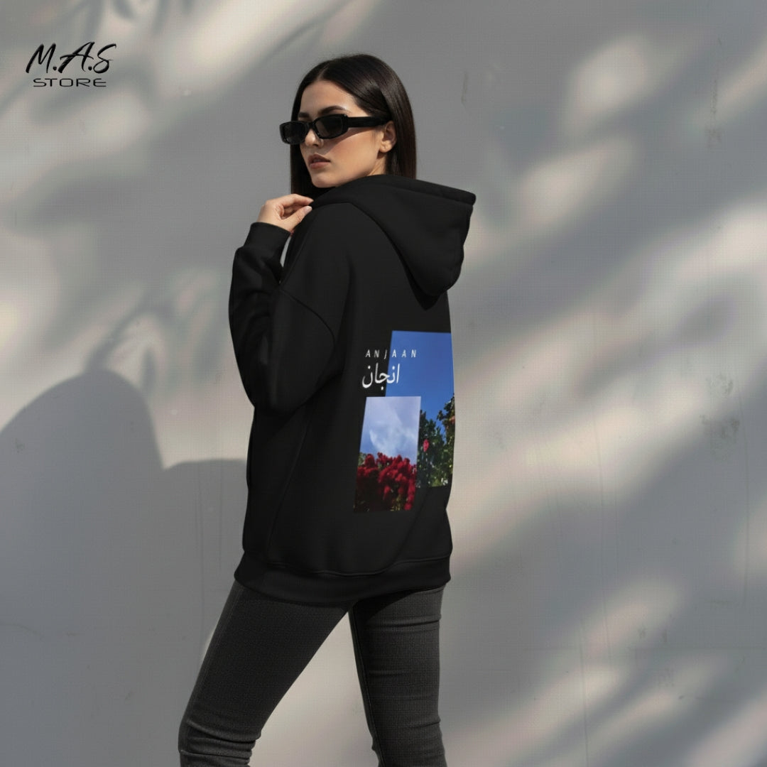 M.A.S. Anjaan Hoodie  Relates to music, rhythm, and hype