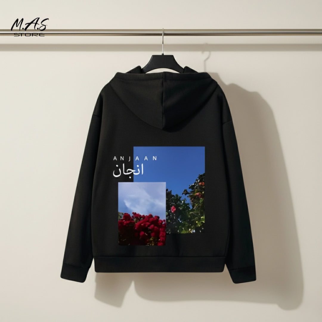 M.A.S. Anjaan Hoodie  Relates to music, rhythm, and hype